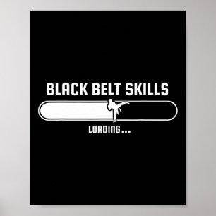 Poster Tang Soo Do Funny Kids Black Belt Skills Chargemen