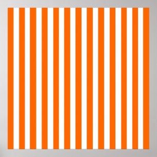 Poster Tangerine - Grandes lignes modernes