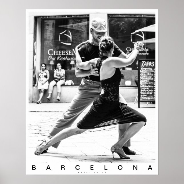 Poster Tango Barcelona (Devant)