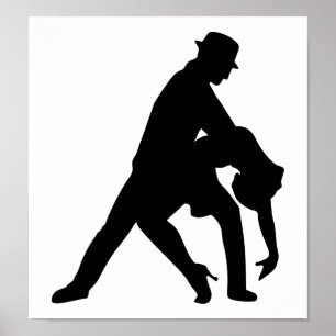 Poster Tango de couples de danse