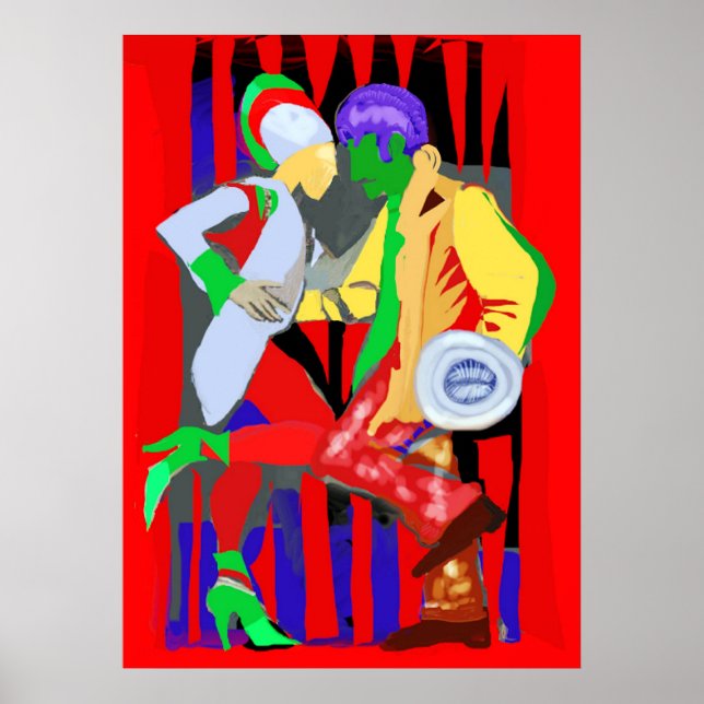 Poster Tango tecno (Devant)