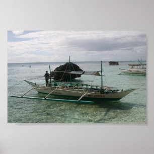 Poster Tangon indigène Boracay, Philippines