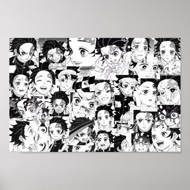Poster Tanjirou Demon Slayer Kimetsu no Yaiba (Devant)