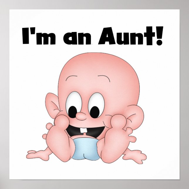 Poster Tante des nouveaux T-shirts et cadeaux Nephew (Devant)