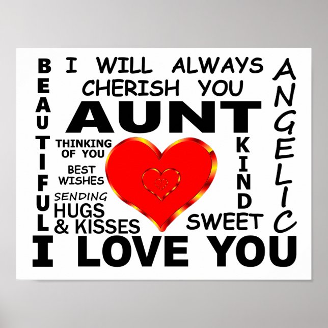 Poster Tante Je T'Aime (Devant)