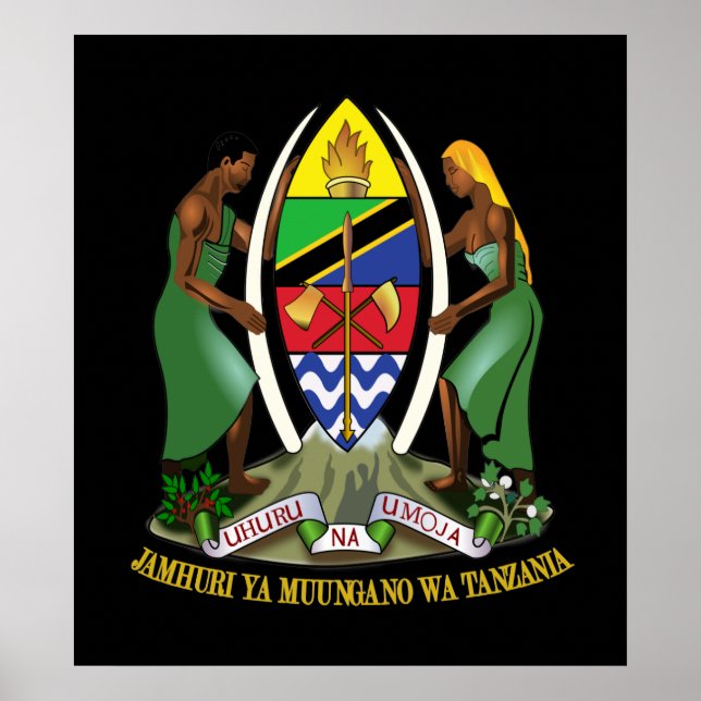 Poster Tanzanie (Devant)