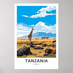 Poster Tanzanie - Afrique - Imprimer