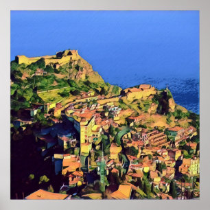 Poster TAORMINE - Sicile -
