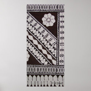 Poster Tapa hawaïen