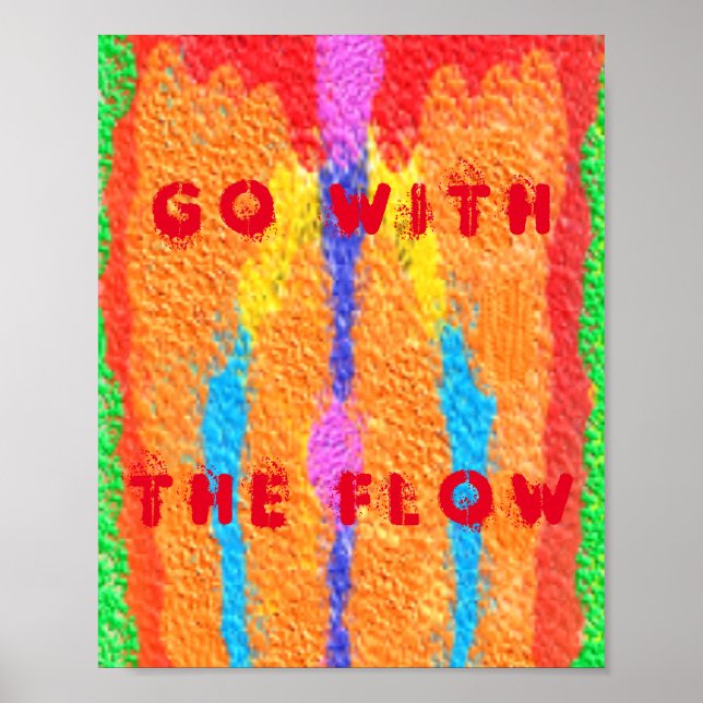 Poster Tapis et chiffons Art pur abstrait suprême (Devant)