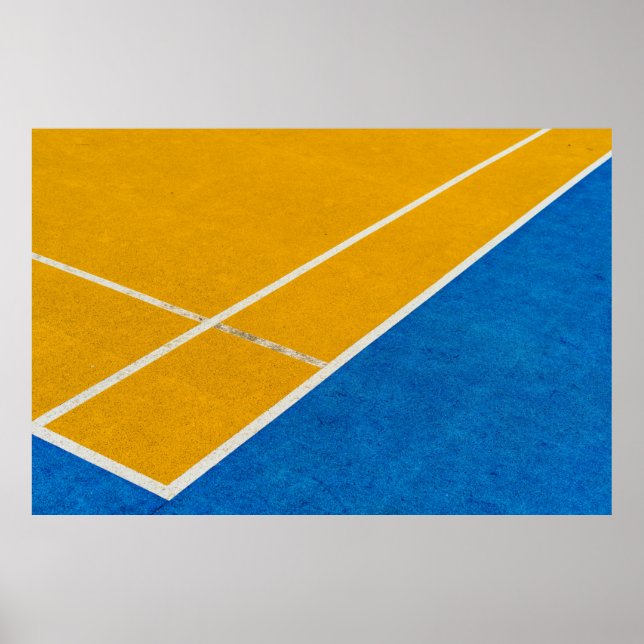 Poster Tapis jaune (Devant)