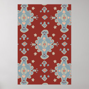 Poster Tapis Perse Imprimer Motif Art