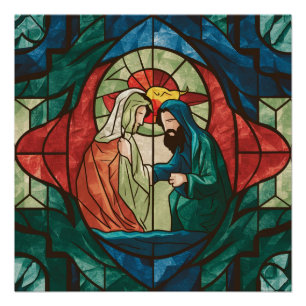 Poster Tapisserie de la géométrie sacrée