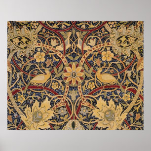 Poster Tapisserie Faux Bullerswood de William Morris