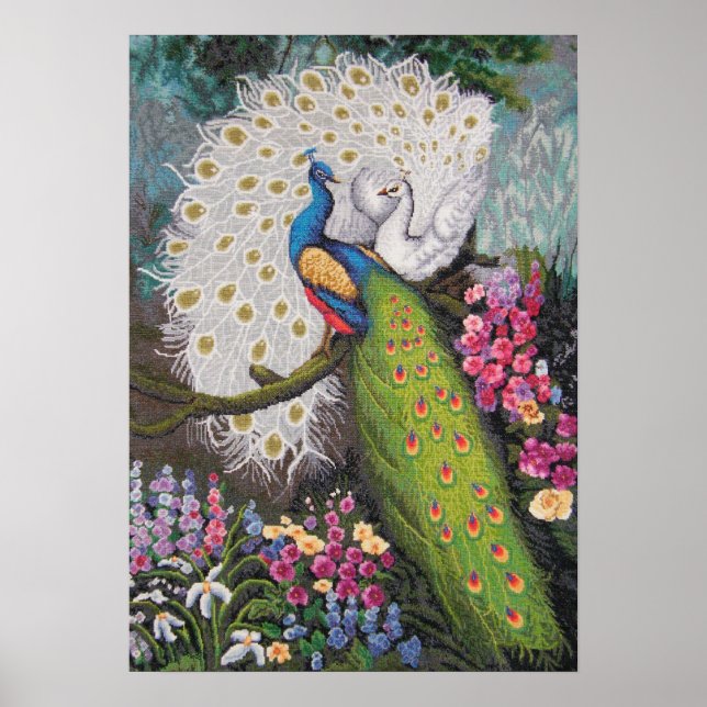 Poster Tapisserie Peacock 010110 009 (Devant)