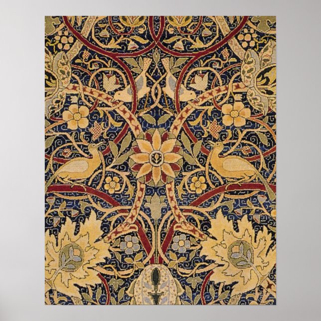 Poster Tapisserie William Morris Bullerswood (Devant)