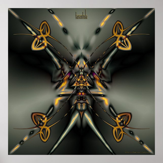 Poster tarantula (Devant)