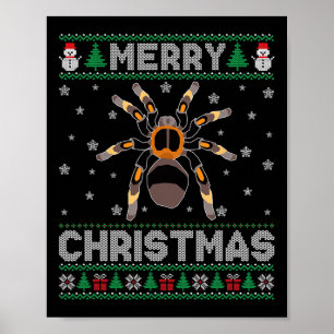 Poster Tarantula Animal Hommes Femmes Enfants Vilain Noël