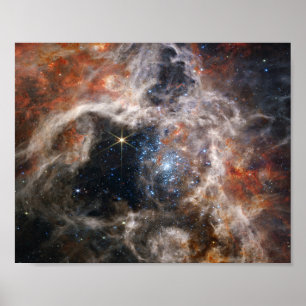 Poster Tarantula Nebula Image de JWST