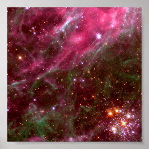 Poster Tarantula Nebula (télescope Hubble)