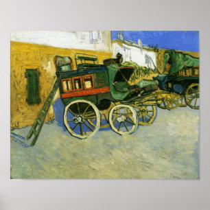 Poster Tarascon Diligence Van Gogh Art