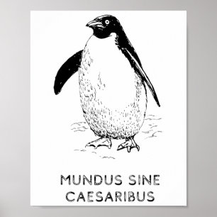 Poster Tarifs Sur Les Pingouins Heard Island Funny Trump 