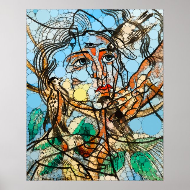 Poster Tarin, points d'infini par Francis Picabia (Devant)