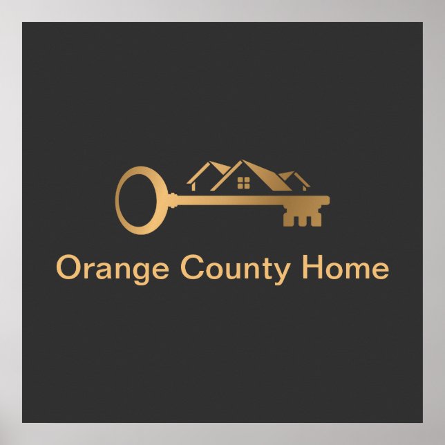 Poster Tarjeta De Visita Inmobiliaria Profesional Agregar (Devant)