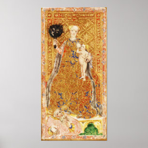 POSTER TAROTES DE RENAISSANCE ANTIQUE 2 / LA PAPIE