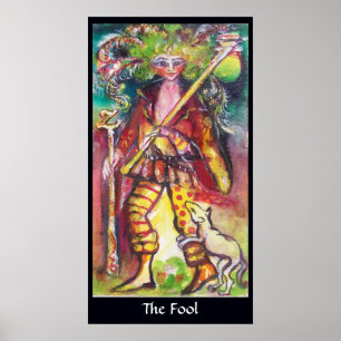 POSTER TAROTES DES OMBRES PERDUES /LE FOOL