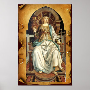 POSTER TAROTS DE RENAISSANCE ANTIQUE 5/ LE PARC PAPE