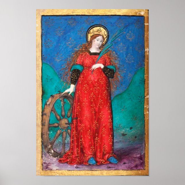 POSTER TAROTS DE RENAISSANCE ANTIQUE / LA ROUE DE FORTUNE (Devant)