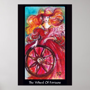 Poster TAROTS DES OMBRES PERDUES La Roue de la Fortune