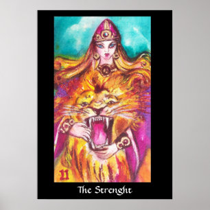 Poster TAROTS OF THE LOST SHADOWS /Strength / Fortitude