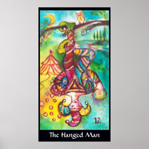 POSTER TAROTS OF THE LOST SHADOWS /THE HANGED MAN