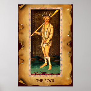 POSTER TAROTS RENAISSANCE ANTIQUES  / LE MAT