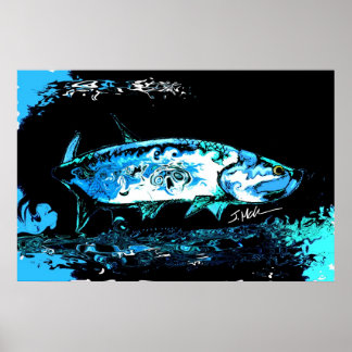 Poster Tarpon Blues