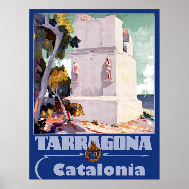 Poster Tarragone, Catalogne, Espagne (Devant)