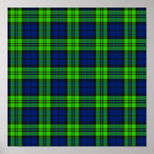 Poster Tartan plaqué Blackwatch