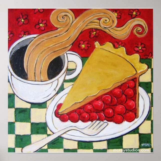 Poster "Tarte aux cerises" (Devant)