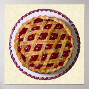 Poster Tarte aux cerises
