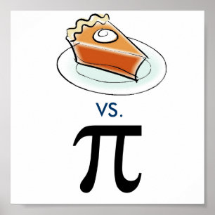 Poster Tarte contre pi