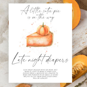 Poster Tarte de citrouille d'automne - Jeu de couches tar
