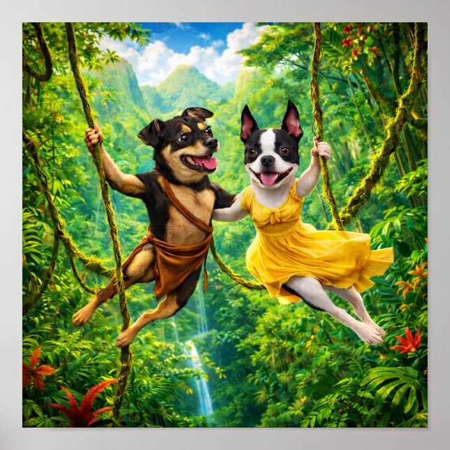 Poster "Tarzan & Jane" (Devant)