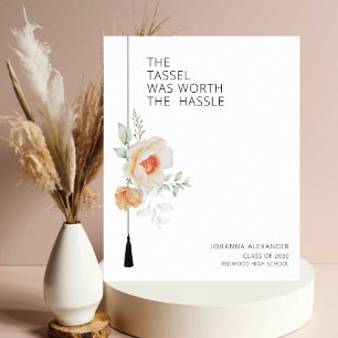 Poster Tassel Vaut La Peine D'Aquarelle Hassle