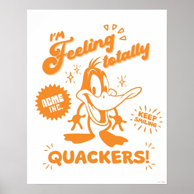 Poster Tasty Retro DAFFY DUCK™ (Devant)