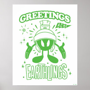 Poster Tasty Retro MARVIN LE MARTIAN™