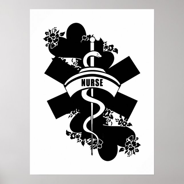 Poster Tatouage cardiaque (Devant)