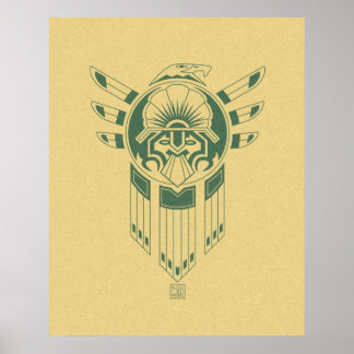 Poster Tatouage d'oiseaux inca