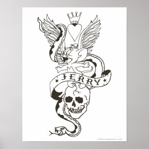 Poster Tatouage tordu Jerry 1